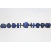 Bracelet Silver Sterling 925 Jewelry Lapis Lazuli Gem Stone Women's Handmade B29